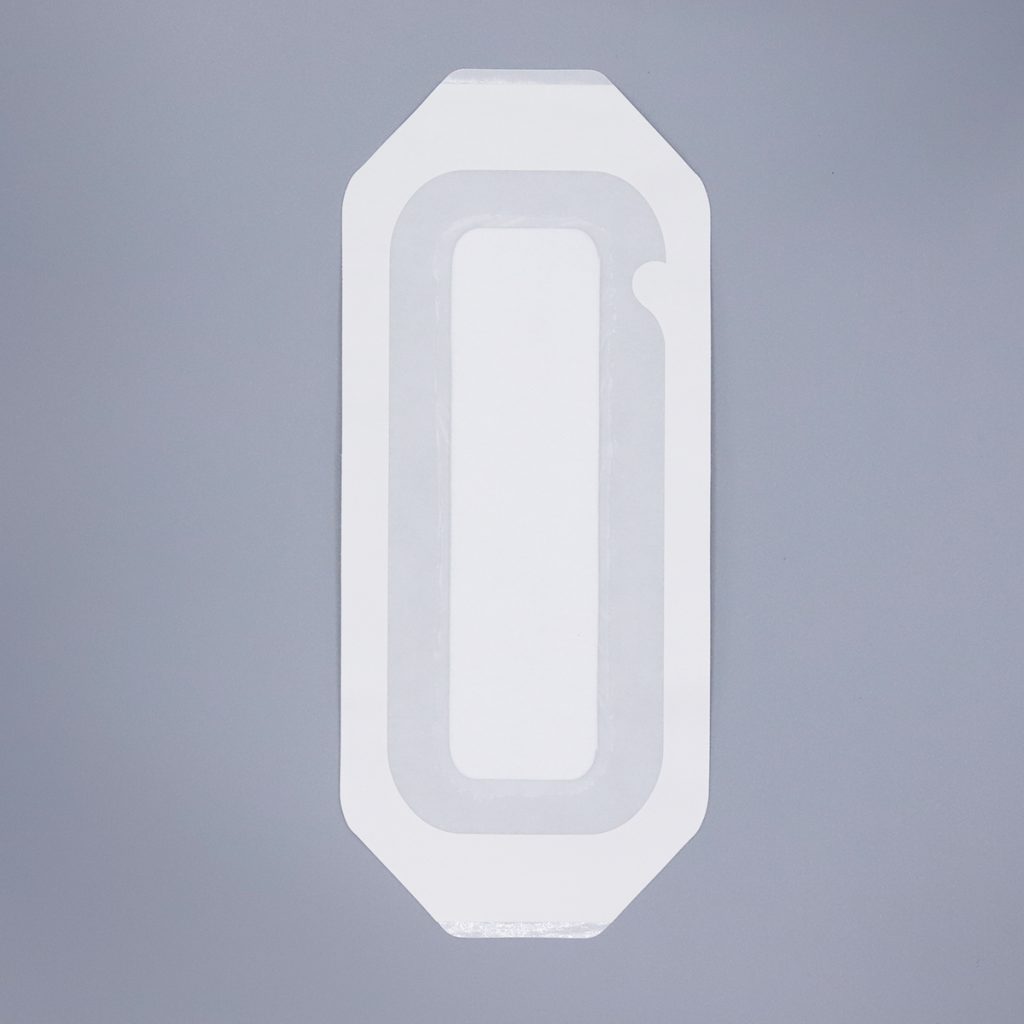 Vapour Permeable Dressing Adhesive Pad with Silicone Border (9cm x 20cm)