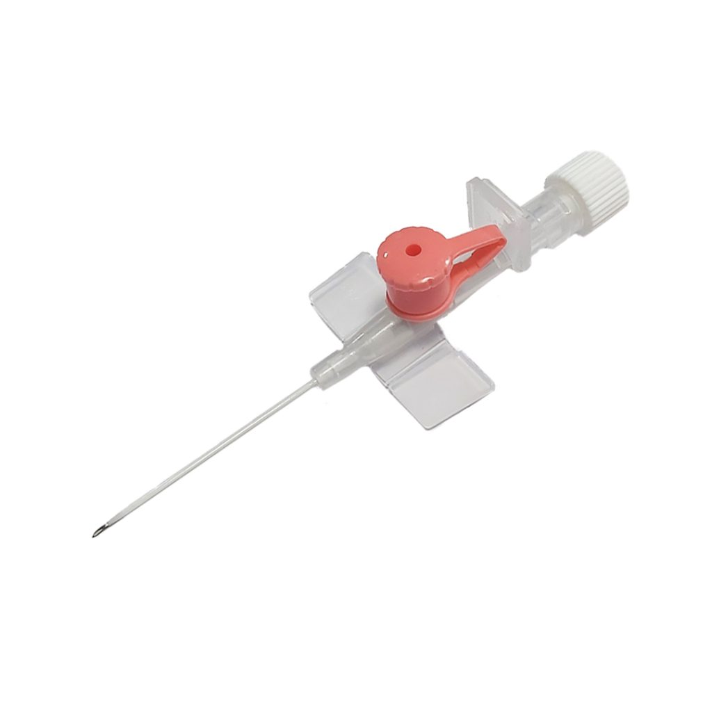 IV Cannula with Injection Valve and Wings 20G Surgical & Wound Care