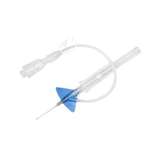 Safety Integrated Cannula - 22g - Single Port with Needle-Free Device