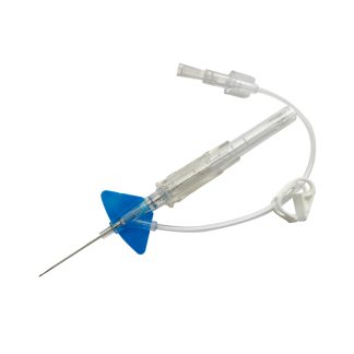 Safety Integrated Cannula - 22g - Dual Port without Needle-Free Device