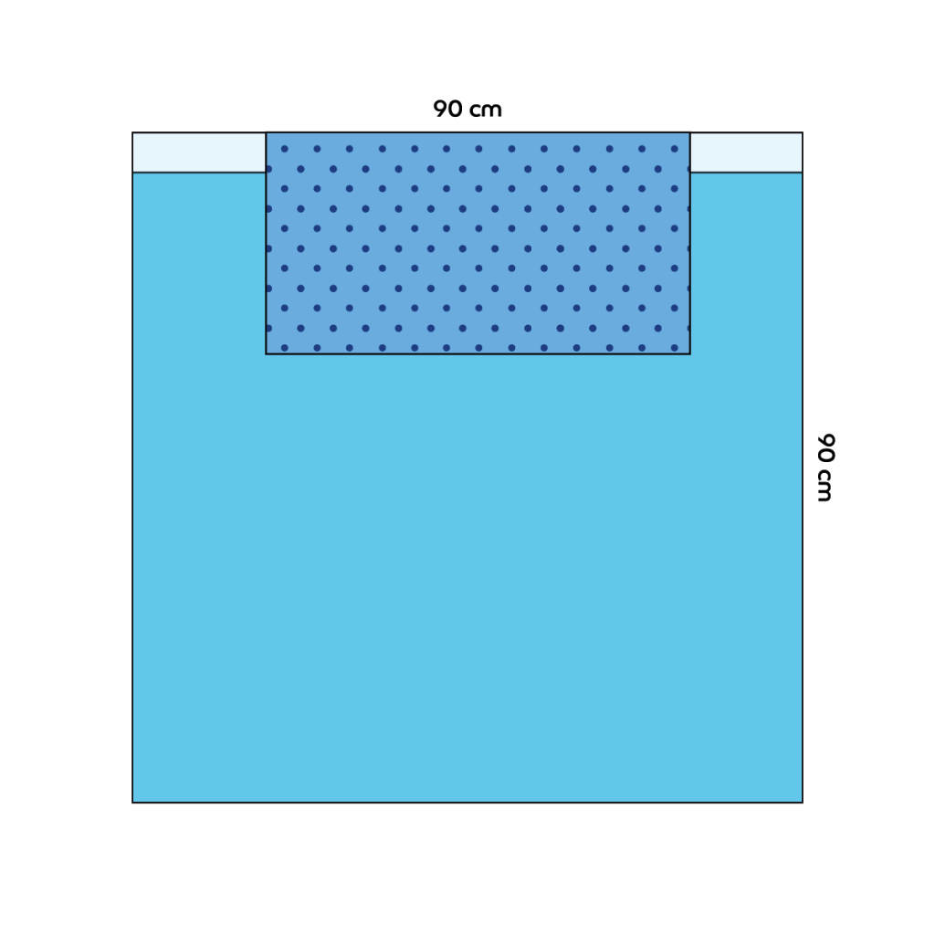 Patient Drape 90 x 90 cm