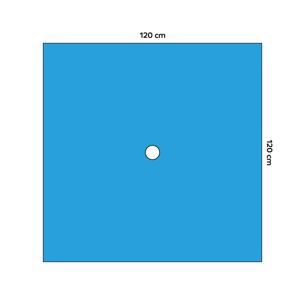 Nonadhesive fenestrated drape