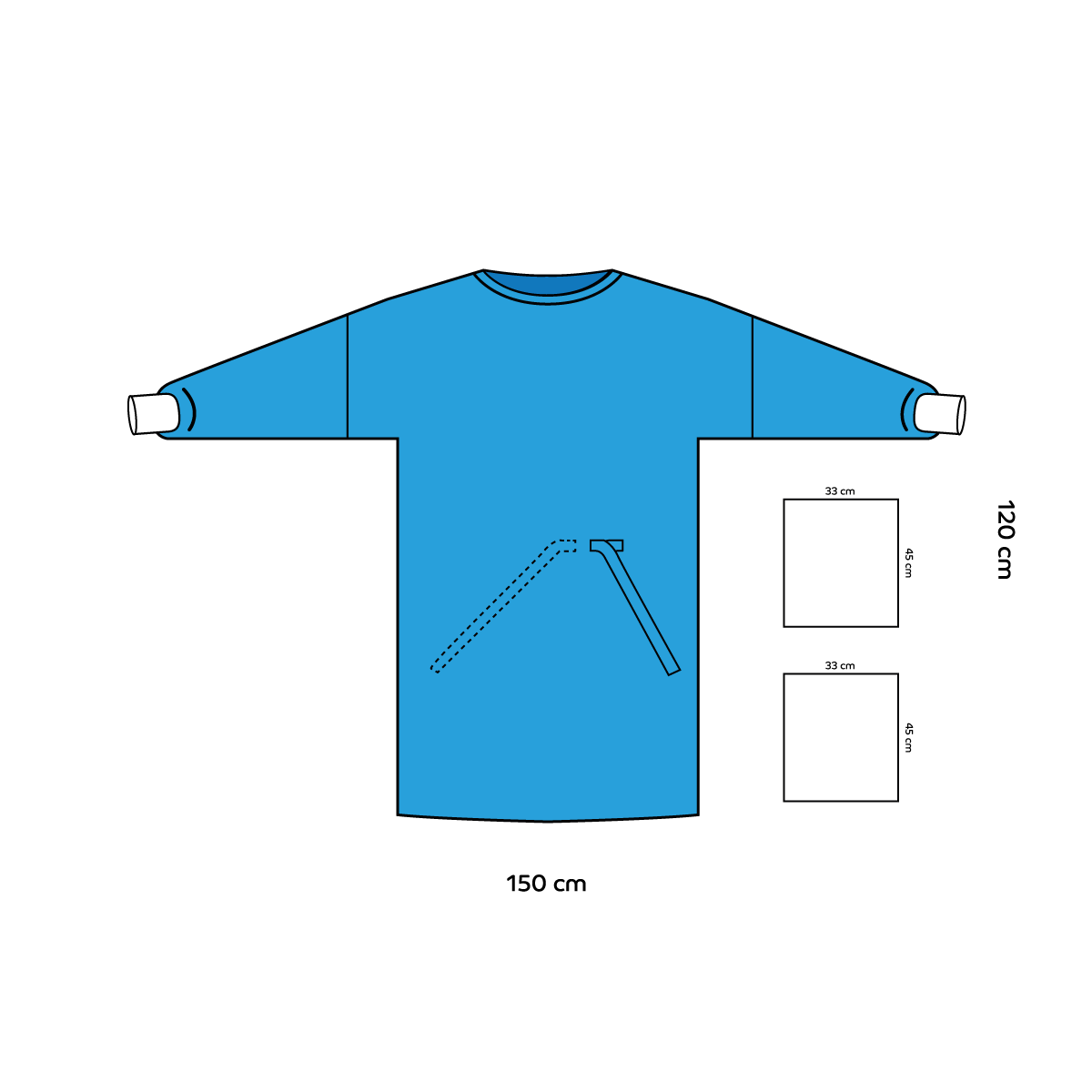 ジャケット・アウター santamonica original surgical gown Surgical Gowns